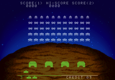 Space Invaders - Screenshot - Gameplay (Japan) - 640x448