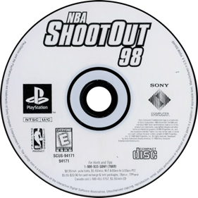 NBA ShootOut 98 - Disc (North America) - 700x700