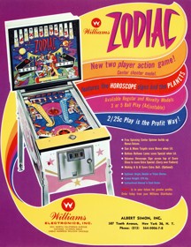 Zodiac - Advertisement Flyer - Front (World) - 850x1103