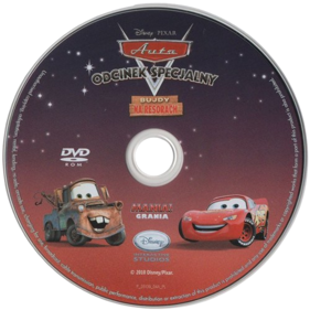 Cars Toon: Mater's Tall Tales - Disc (Europe) - 500x500