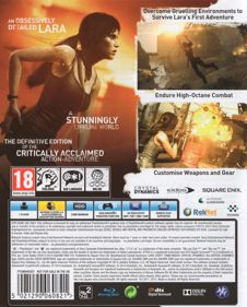 Tomb Raider: Definitive Edition - Box - Back (Europe) - 644x800