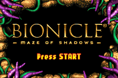 Bionicle: Maze of Shadows - Screenshot - Game Title (North America) - 240x160