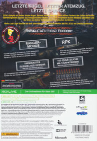 Metro: Last Light - Box - Back (Germany) - 945x1363