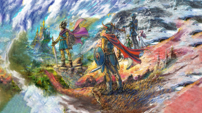 Dragon Quest III HD-2D Remake - Fanart - Background (World) - 3461x1947