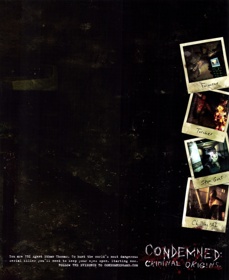 Condemned: Criminal Origins - Advertisement Flyer - Front (United States) - 1788x2190
