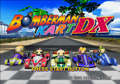 Bomberman Kart DX - Screenshot - Game Title (Japan) - 640x448