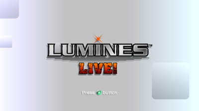 Lumines Live! - Screenshot - Game Title (North America) - 1280x720