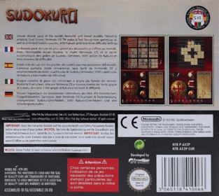 Sudokuro - Box - Back (Europe) - 794x711