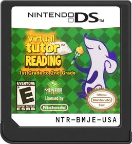 My Virtual Tutor: Reading 1st Grade to 2nd Grade - Cart - Front (North America) - 517x564