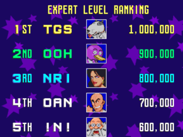 Crazy Cross - Screenshot - High Scores (Europe) - 640x480
