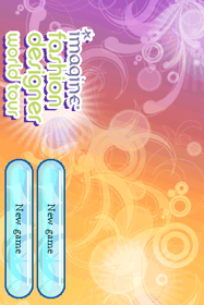 Imagine: Fashion Designer: World Tour - Screenshot - Game Title (North America) - 256x384