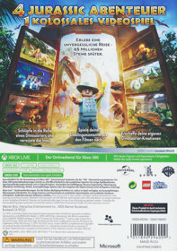 LEGO Jurassic World - Box - Back (Germany) - 904x1285