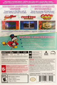 The Disney Afternoon Collection - Box - Back (North America) - 659x986