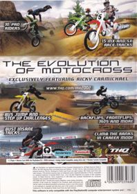 MX 2002 featuring Ricky Carmichael - Box - Back (Europe) - 565x800