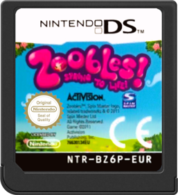 Zoobles! Spring to Life! - Cart - Front (Europe) - 517x564
