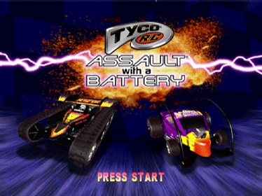 Tyco R/C: Assault with a Battery - Screenshot - Game Title (World) - 640x480