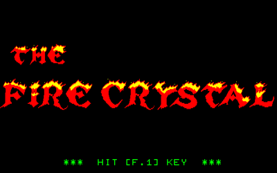 The Fire Crystal - Screenshot - Game Title (Japan) - 640x400