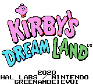 Kirby's Dream Land DX - Screenshot - Game Title (World) - 320x288