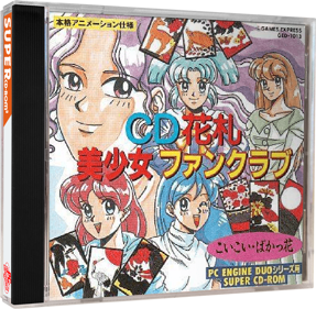 CD Hanafuda Bishoujo Fan Club - Box - 3D (Japan) - 648x634