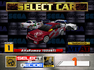 Sega Touring Car Championship - Screenshot - Game Select (World) - 640x480