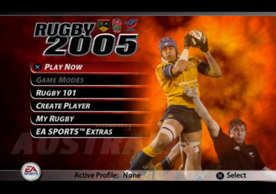 Rugby 2005 - Screenshot - Game Select (World) - 639x448