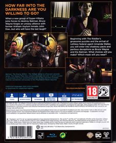 Batman: The Enemy Within - Box - Back (Europe) - 648x800