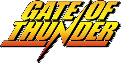 Gate of Thunder - Clear Logo (North America) - 3242x1695