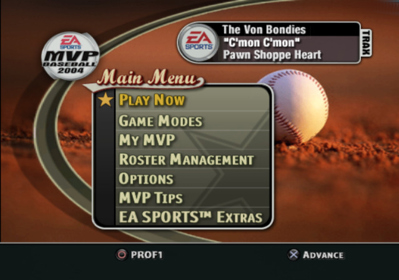 MVP Baseball 2004 - Screenshot - Game Select (North America) - 639x448