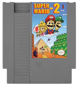 Super Mario Bros. -2 - Cart - Front (World) - 1900x2100