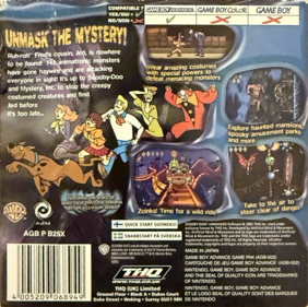 Scooby-Doo! Unmasked - Box - Back (Europe) - 844x840