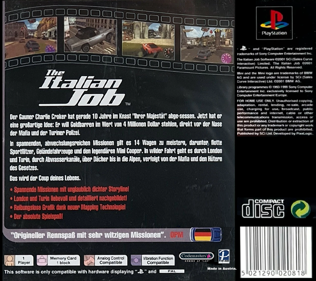 The Italian Job - Box - Back (Germany) - 765x680