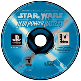 Star Wars: Episode I: Jedi Power Battles - Disc (North America) - 600x600