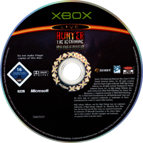 Hunter: The Reckoning: Redeemer - Disc (Germany) - 753x754