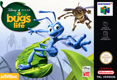 A Bug's Life - Box - Front - Reconstructed (Europe) - 1468x1005