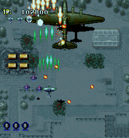 Strikers 1945 - Screenshot - Gameplay (Japan) - 448x480