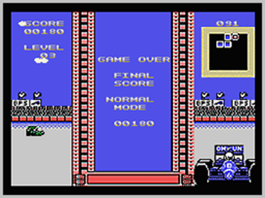 Bomb'n Blast - Screenshot - Game Over (World) - 256x192