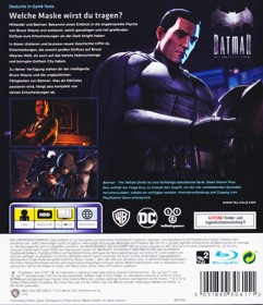 Batman: The Telltale Series - Box - Back (Germany) - 903x1049
