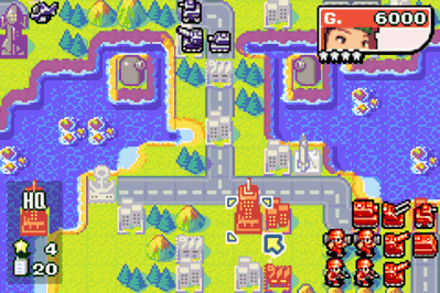 Advance Wars Returns - Screenshot - Gameplay (World) - 240x160