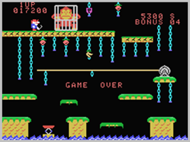 Donkey Kong Junior - Screenshot - Game Over (World) - 256x192