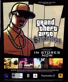 Grand Theft Auto: San Andreas - Advertisement Flyer - Front (North America) - 1904x2290