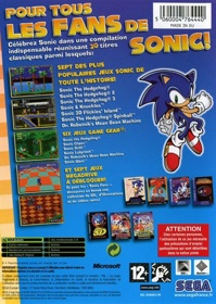 Sonic Mega Collection Plus - Box - Back (France) - 483x680