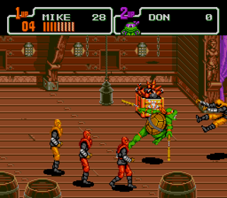 Teenage Mutant Ninja Turtles: The Hyperstone Heist - Screenshot - Gameplay (World) - 512x448