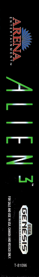 Alien 3 - Box - Spine (North America) - 282x2000