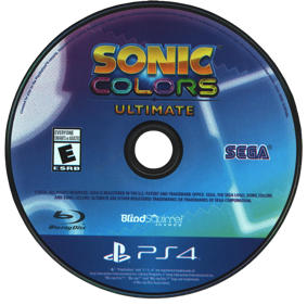 Sonic Colors: Ultimate - Disc (North America) - 1280x1270