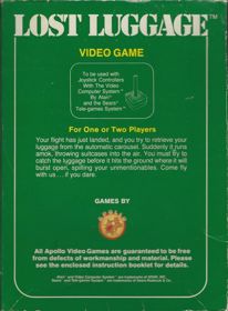 Lost Luggage - Box - Back (North America) - 589x800