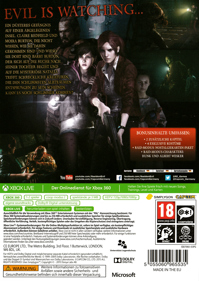 Resident Evil: Revelations 2 - Box - Back (Europe) - 3029x4277