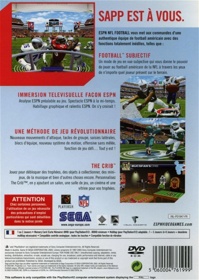 ESPN NFL Football - Box - Back (France) - 483x680