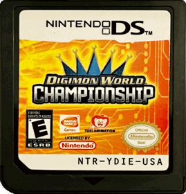 Digimon World Championship - Cart - Front (North America) - 1155x1203