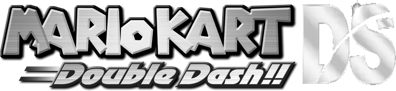 Mario Kart DS Double Dash!! - Clear Logo (World) - 1244x286