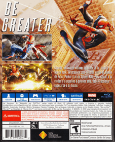 Marvel's Spider-Man - Box - Back (South America) - 3035x3750